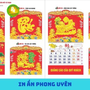 Các loại lịch tết 2026 phổ biến