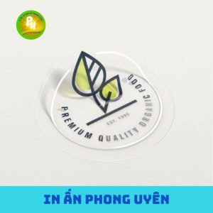quy tình in decal của in ấn phong uyên