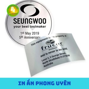 quy trình in decal xi bac của in ấn phong uyên